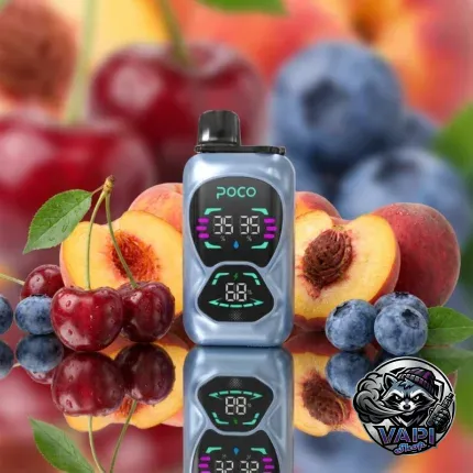 Poco Double 26000 - Cherry Peach Lemonade & Blueberry lce 5%